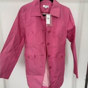 Ann Taylor Pink Utility Jacket